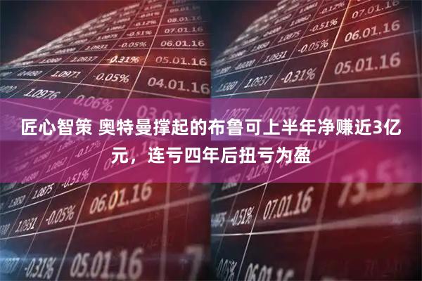 匠心智策 奥特曼撑起的布鲁可上半年净赚近3亿元，连亏四年后扭亏为盈